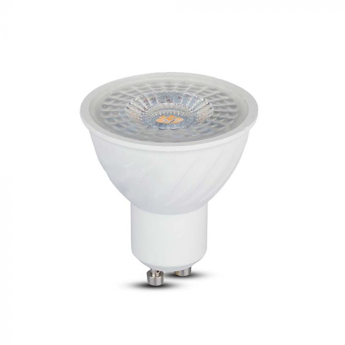 V-TAC 21199 VT-247D 6W GU10 RIPPLE PLASTIC SPOTLIGHT SAMSUNG CHIP 4000K 110'D DIMMABLE