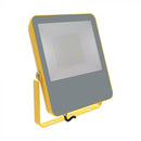 V-TAC 2120122 VT-108 100W LED WORK FLOODLIGHT SAMSUNG CHIP 6500K YELLOW BODY GREY GLASS