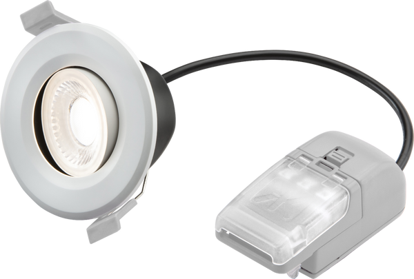 Knightsbridge MLA CYRT CyroLED Tilt- Fire Rated IP65 Downlight with 2 x Wattage and 4 x CCT (No Bezel)