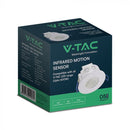 V-Tac VT-81010 COB PIR SENSOR TWO 360° DETECTION RANGE WHITE BODY