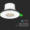V-tac PACK OF 6 VT-DL0508A 5W/8W LED FIRE RATED DOWNLIGHT FLICKER FREE 4IN1 DIMMABLE (236126)