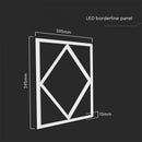 V-Tac VT-6436 60W LED DIAMOND BORDERLINE PANEL LIFUD DRIVER+QC 595x595mm FLICKER FREE 6500K