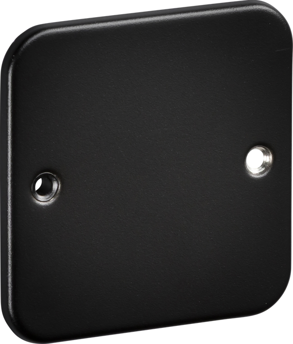 Knightsbridge MLA M8500TB Metalclad 1G Blanking Plate - Textured Sand Black Finish