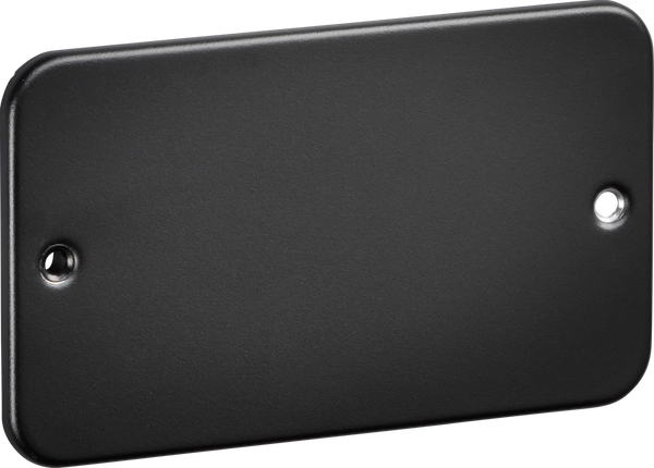 Knightsbridge MLA M8600TB Metalclad 2G Blanking Plate - Textured Sand Black Finish