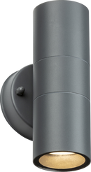 Knightsbridge MLA OBEX2A IP55 GU10 Aluminium Anthracite Up/Down Wall Light