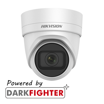 Hikvision DS-2CD2H86G2-IZS(C) AcuSense 8MP motorized varifocal lens turret camera with IR