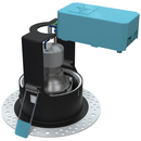 PACK OF 10  Ansell AEFRD/TRIM Edge GU10 Trimless IP65 Fire Rated 50W GU10 Matt White Downlight