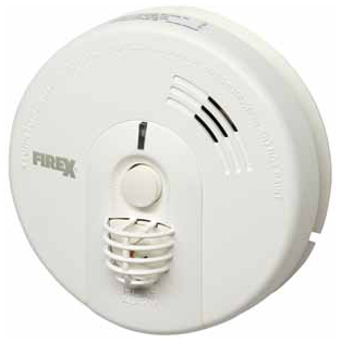 Kidde KF30R Hard Wired Mains Optical Heat Alarm with Rechargeable Battery