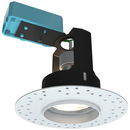 PACK OF 10  Ansell AEFRD/TRIM Edge GU10 Trimless IP65 Fire Rated 50W GU10 Matt White Downlight