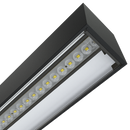 Ansell AVAS4/1/B/SM3 Vasco EVO CCT Multi Wattage 1200mm Self-Test Emergency Black
