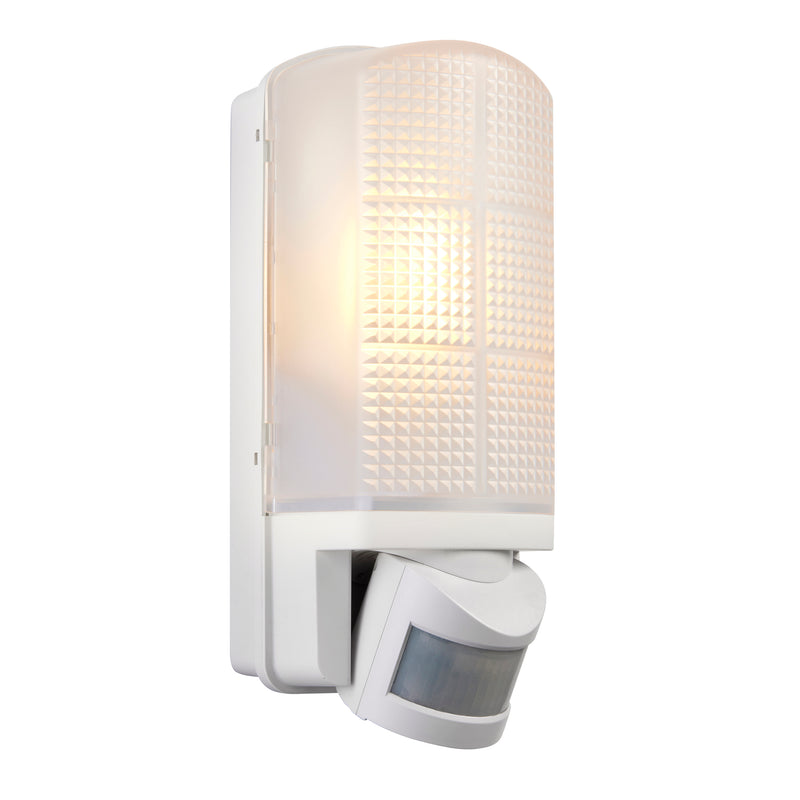 Saxby 48740 Motion PIR 1lt wall IP44 60W