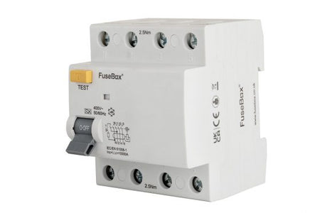 Fusebox RTA0630304 3 Phase, RCD, 63A 30mA, 4P, Type A