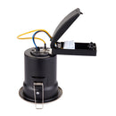 Saxby 50681 ShieldPLUS Tilt, Fire Rated, Dimmable GU10 Downlight  Fully Adjustable Satin Nickel (Brushed Chrome Effect)