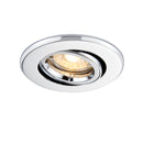Saxby 50682 ShieldPLUS Tilt, Fire Rated, Dimmable GU10 Downlight  Fully Adjustable Polished Chrome
