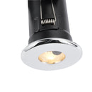 Saxby 50686 ShieldPlus IP65 Fire Rated, Dimmable, GU10 Downlight for Bathrooms in Polished Chrome