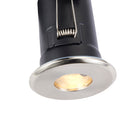 Saxby 50688 ShieldPlus IP65 Fire Rated, Dimmable, GU10 Downlight for Bathrooms in Satin Nickel (Brushed Steel Effect)