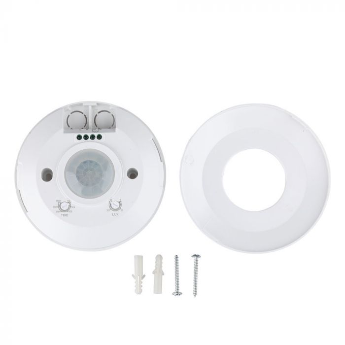 V-TAC 5086 VT-8027 PIR CEILING SENSOR(FLAT) - MAX:1000W LED