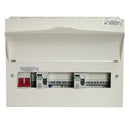 Crabtree 509-211414B 9 Way High Integrity Consumer Unit 100A Main Switch +1, 100A 30mA RCD +4, 100A 30mA RCD +4