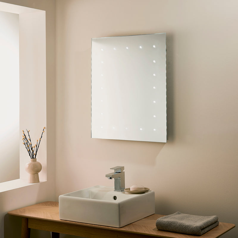 saxby 51898 Toba battery operated mirror IP44 0.06W