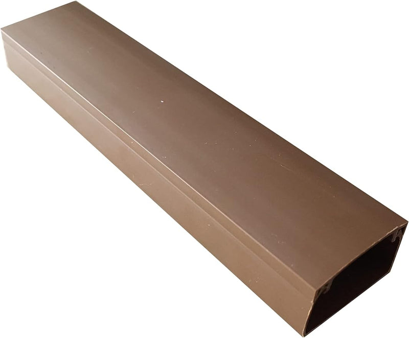 FSA4BR 40x25mm Brown, Self-Adhesive PVC Mini-Trunking (3 X 1M Lengths)