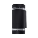 Lutec 5604011012 focus ip44 2x gu10 wall light in matt black