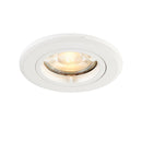 Saxby 61059 ShieldPLUS 50W Fire Rated IP20 Dimmable GU10 Downlight Matt White