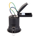 Saxby 61060 ShieldPLUS Tilt, Fire Rated, Dimmable GU10 Downlight  Fully Adjustable Matt White