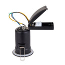 Saxby 61061 ShieldPLUS IP65 Fire Rated, Dimmable, GU10 Downlight for Bathrooms in Matt White