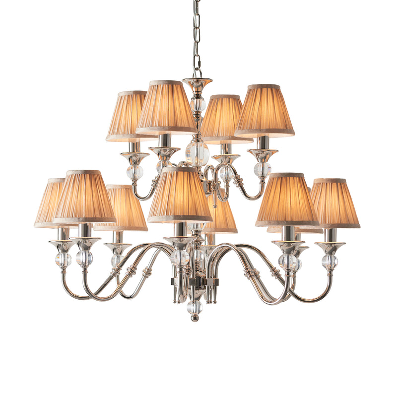 Endon 63581 Polina nickel 12lt Pendant