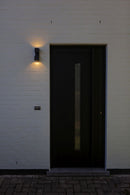 Lutec 5117401118 fari integrated led wall light 3000k dark grey