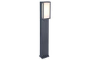 Lutec 7193001118 qubo ip54 integrated led bollard light in dark grey 1100 lumen 3000k