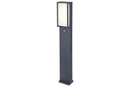 Lutec 7193004118 qubo ip54 integrated led bollard light in dark grey 1150 lumen 3000k