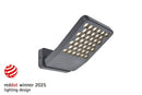 Lutec 7801601118 atlantis outdoor led wall light dark grey(4000k) 14w