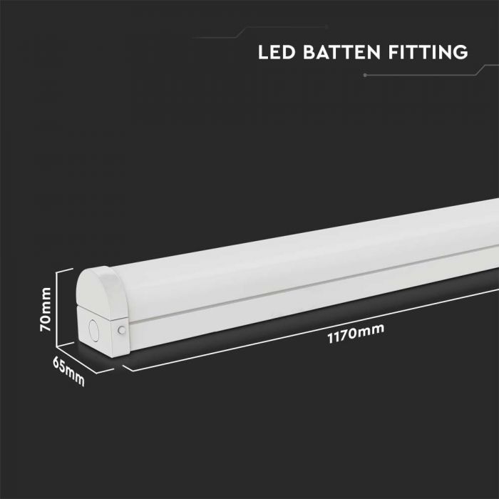 V-TAC 7011 VT-4004 20W/30W/40W LED BATTEN FITTING 4FT SAMSUNG CHIP CCT 3IN1 135LM/W