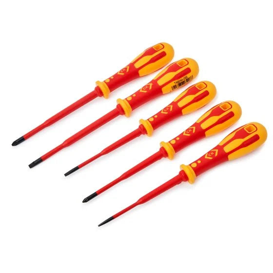 Mixed T49283D VDE Slim Screwdriver Set of 5 piece