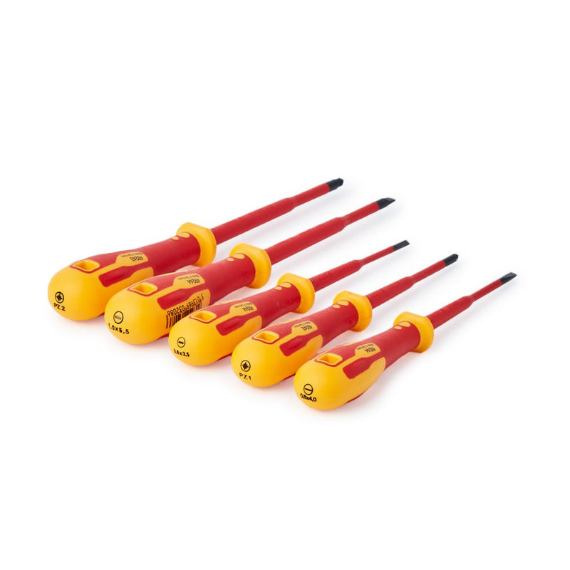 Mixed T49283D VDE Slim Screwdriver Set of 5 piece