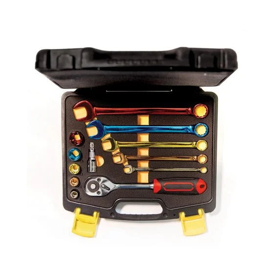 Mixed T4659 Coloured Socket & Spanner Set