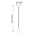 Endon 76581 Studio 1lt Pendant