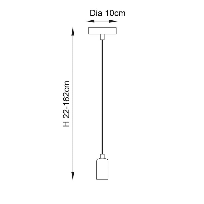 Endon 76581 Studio 1lt Pendant