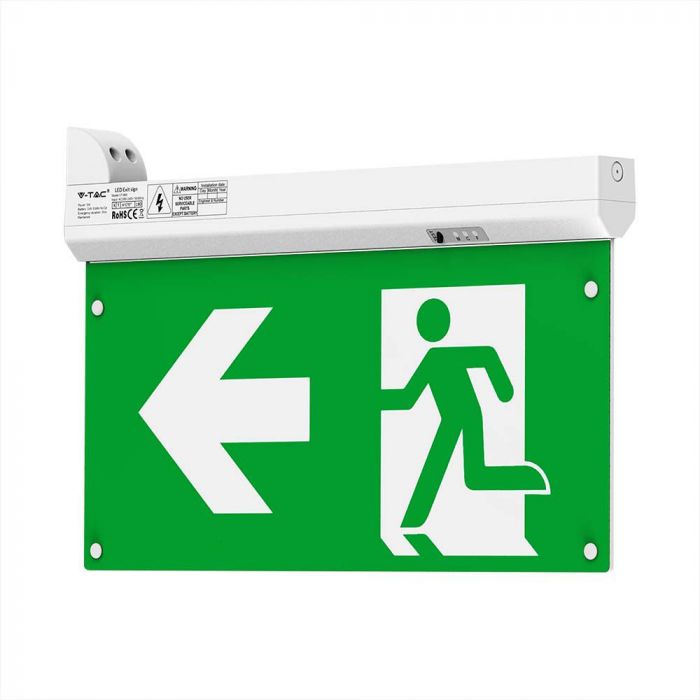 V-TAC 7675 VT-995 4IN1 EMERGENCY EXIT LIGHT SELF TEST BUTTON RF CONTROL 6000K