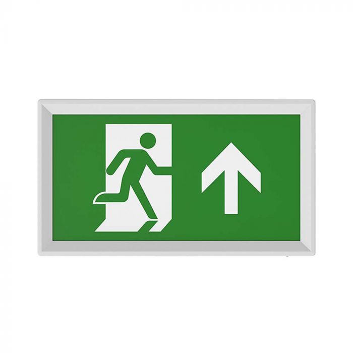 V-TAC 7817 SELF TEST-LED EMERGENCY EXIT BOX 6500K WITH ARROW UP LEGEND