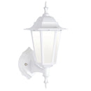 Saxby 78618  Evesham 1lt Wall IP44 7W - Matt White