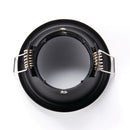 PACK OF 10 - Saxby 80248 Speculo Anti-Glare LED Downlight IP65 50W  Matt Black Finish, Waterproof & Energy Efficient