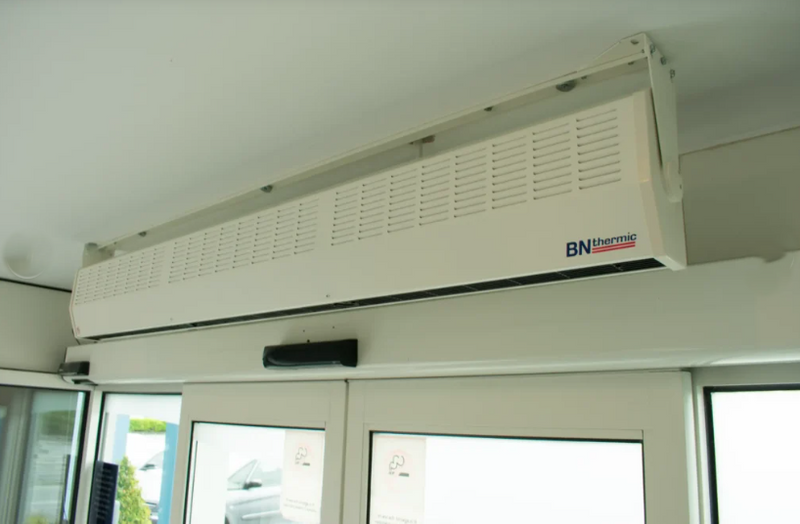 BN Thermic BN860 6kW Discreet Over-Door Heater in White Finish