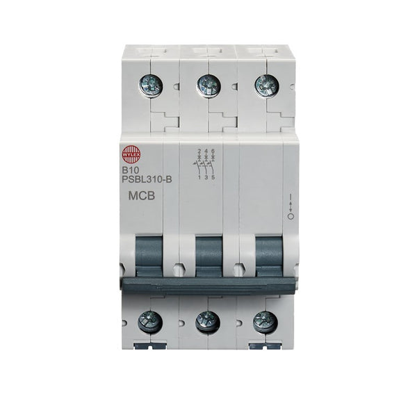 Wylex PSBL310-B 10A, B-Type Triple Pole MCB