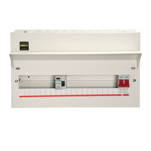Crabtree 18MRSL17 17 Way Split Load Consumer Unit 100A Main Switch, 80A 30mA RCD, Flexible Configuration
