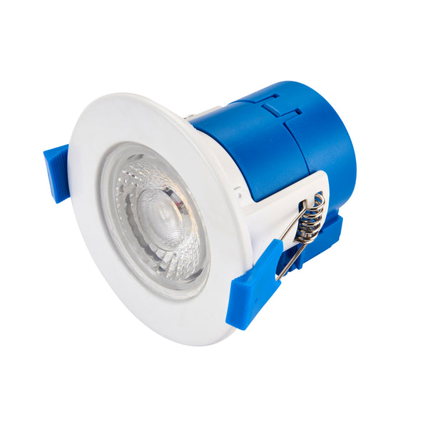 Saxby 92751 ShieldECO CCT IP65 5W LED Downlight – Energy Efficient, Waterproof, Adjustable Colour Temperature