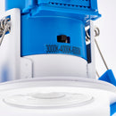 PACK OF 10 - Saxby 92751 ShieldECO CCT IP65 5W LED Downlight  Energy Efficient, Waterproof, Adjustable Colour Temperature (Now Saxby 113639)