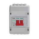 Crabtree 40SPDREC Enclosed, Insulated, 100A DP Supply Isolator with Type 2 SPD