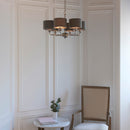 Endon 94381 Highclere 6lt Pendant